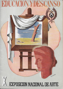 Portada de la X Exposición Nacional de Arte